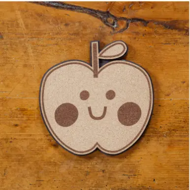 Dessous de plat "fruits" en liège