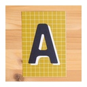 Cartes postales alphabets et chiffres