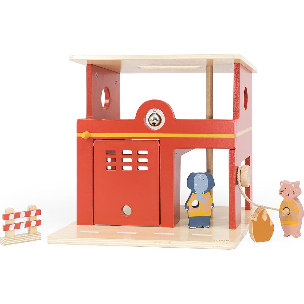 Caserne de pompiers en bois