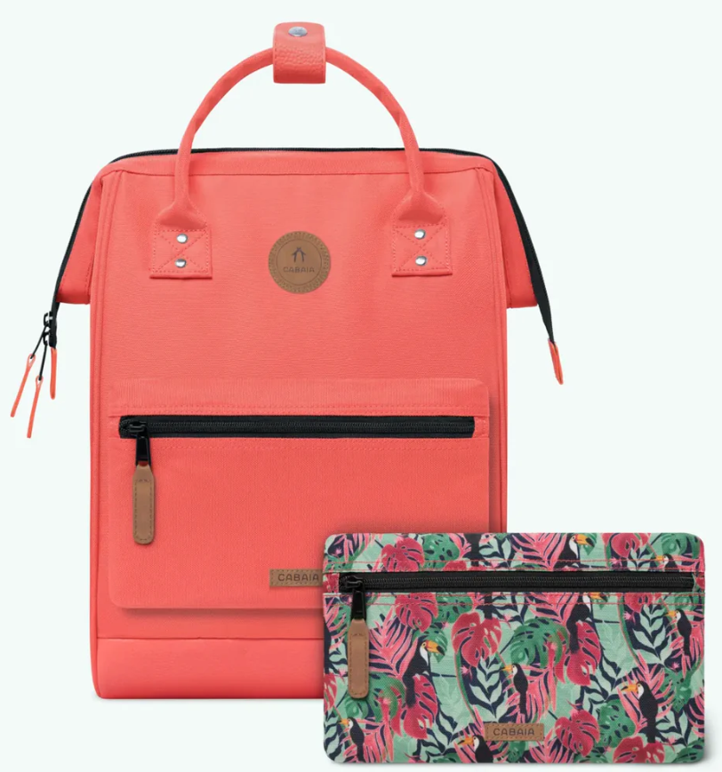 [CABHIMANE] Sac à dos Cabaia avec deux pochettes interchangeables "Himane" taille M