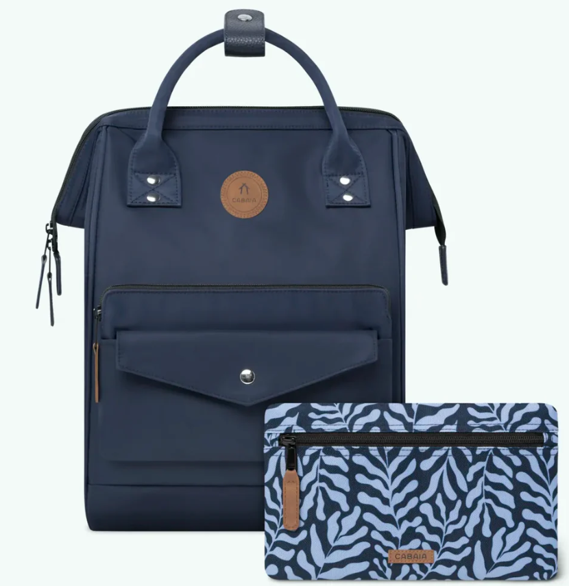 Sac à dos Cabaïa avec deux pochettes interchangeables "Nara" taille M