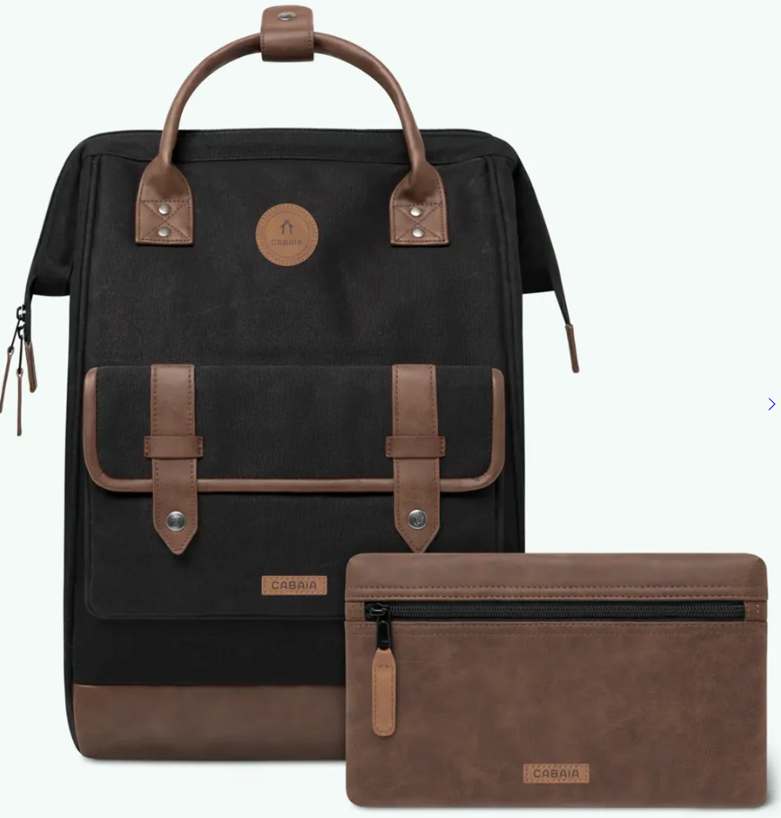 [CABTROGIR] Sac à dos Cabaia avec deux pochettes interchangeables "Trogir" taille M