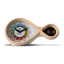 Réveil analogique et numérique rose