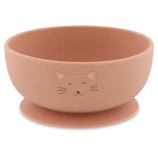 Bol en silicone avec ventouse "chat"