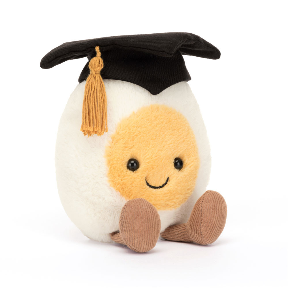 Peluche oeuf "Amuseable Boiled Egg Graduation"
