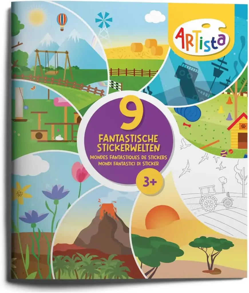 Livre d'autocollants à collectionner