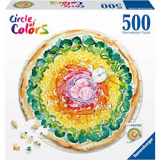 Puzzle "Circle of colors" pizza