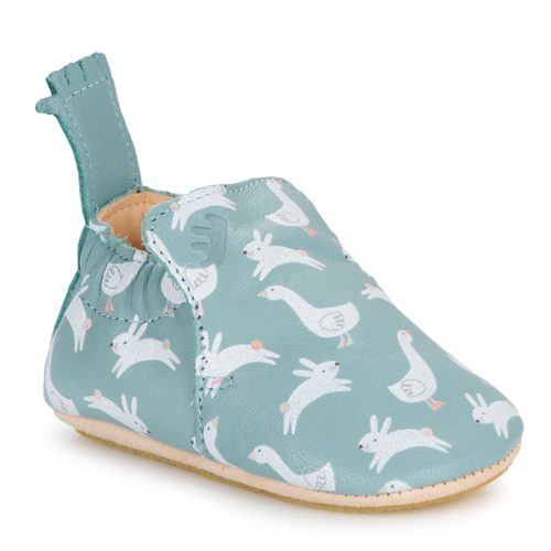 Chaussons en cuir tanné végétal 