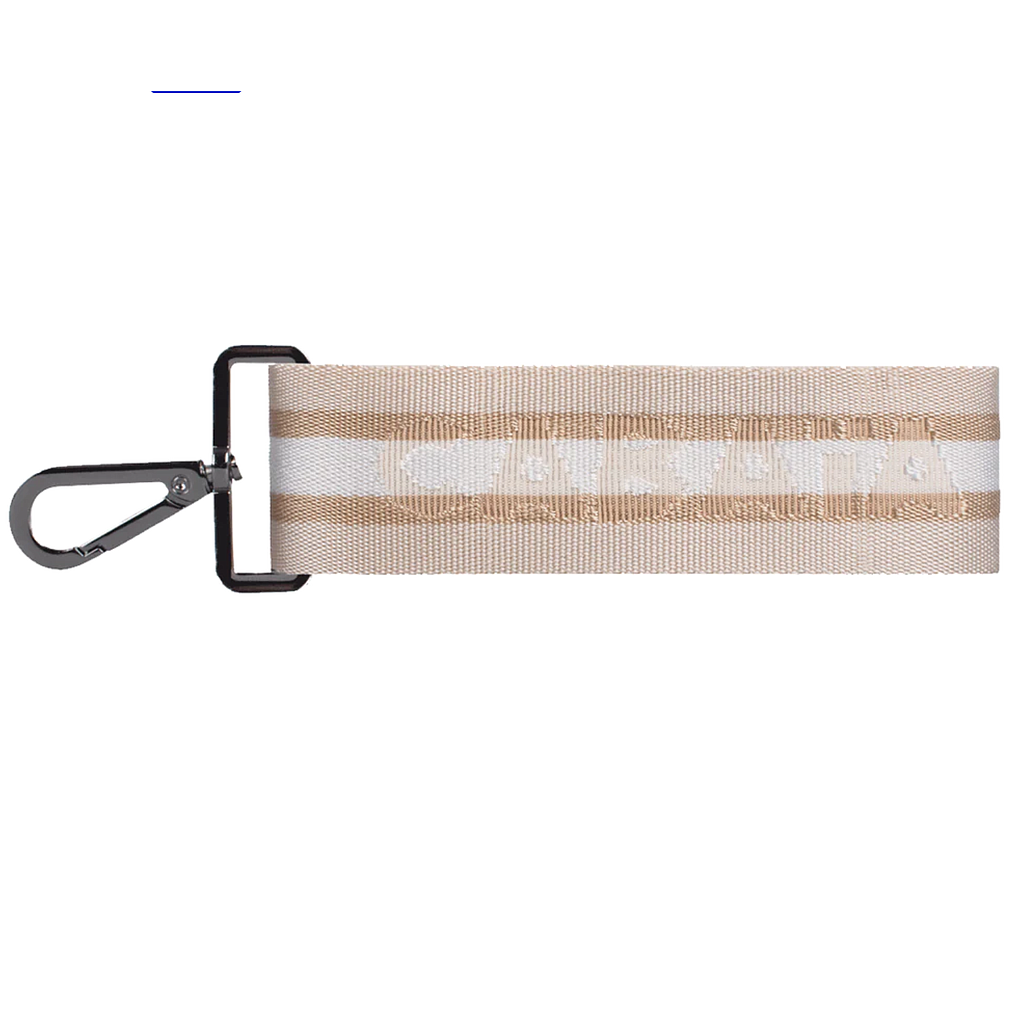 Bandoulière Cabaia "Cream and White"