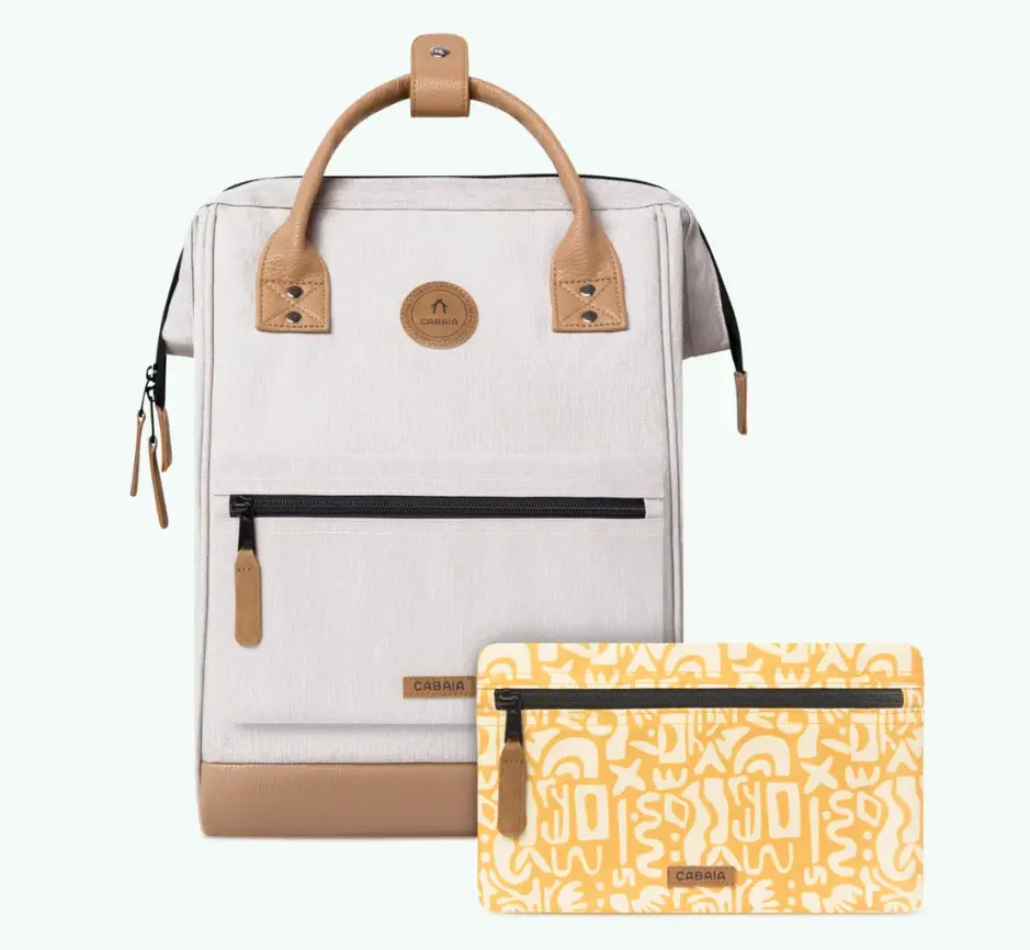 [CABAREQUIPA] Sac à dos Cabaia avec deux pochettes interchangeables "Arequipa" taille M