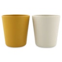 Lot de 2 gobelets moutarde