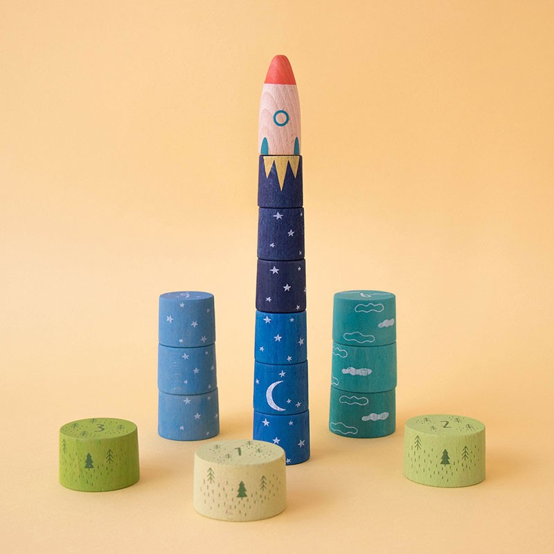 Jeu d'équilibre en bois