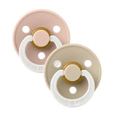 [BIBS130243] BIBS pack de deux lolettes "Colour Pacifier" tétine ronde taille 3