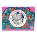 3 posters à colorier "floraison"