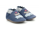 Pantoufles en cuir souple
