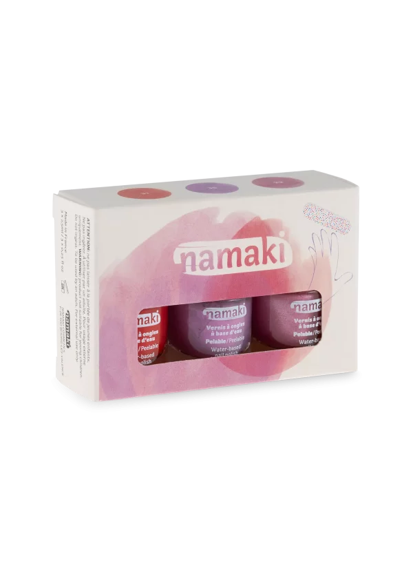 Coffret de 3 vernis à ongles et lime "Roses Eternelles"