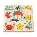 Puzzle à encastrer "formes sous marines"