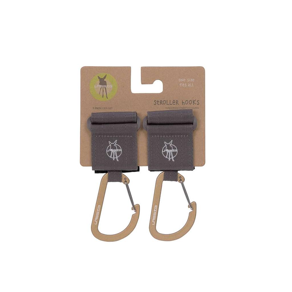 Attaches pour poussettes avec mousqueton