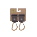 Attaches pour poussettes avec mousqueton