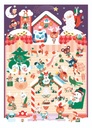 Mini poster en stickers "Calendrier de l'avent"