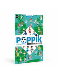 [POPDIS013] Mon poster en stickers "Clubs de Football"