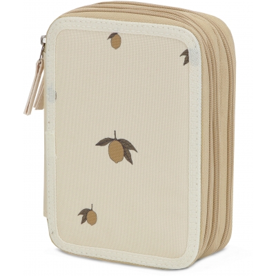 Trousse de rangement pour crayons - citrons