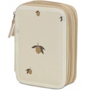 Trousse de rangement pour crayons - citrons