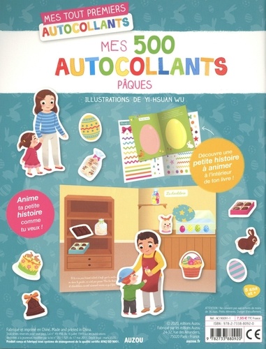 Mes 500 autocollants de Pâques