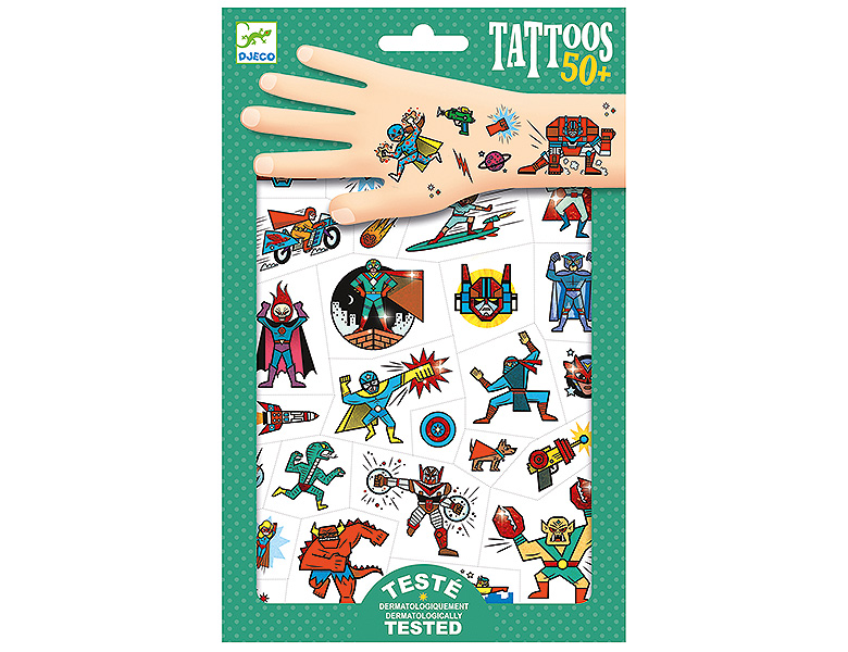 Tatouages "Heroes vs villains"