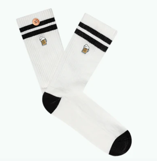 [CABFABIENETSTEPHANIE] Chaussettes inséparables Cabaia "Fabien et Stéphanie"