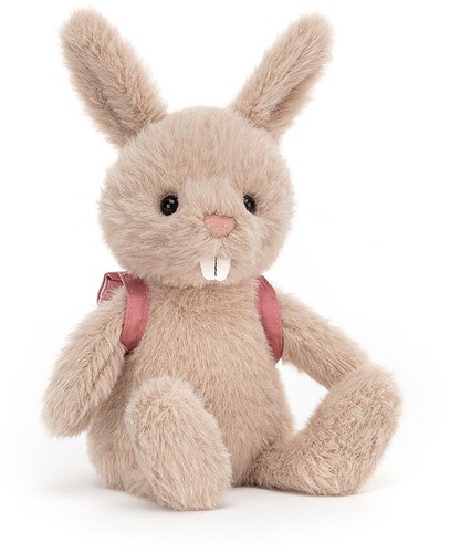Peluche lapin avec sac à dos "Backpack Bunny"