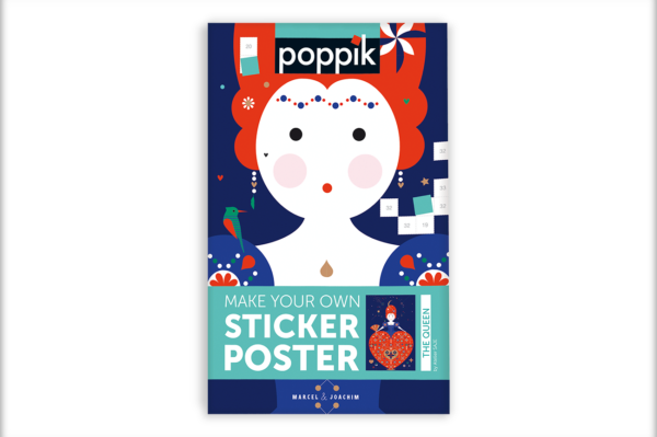 Poppik The Queen - Fais ton propre poster avec des stickers