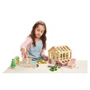 Serre et jardin en bois