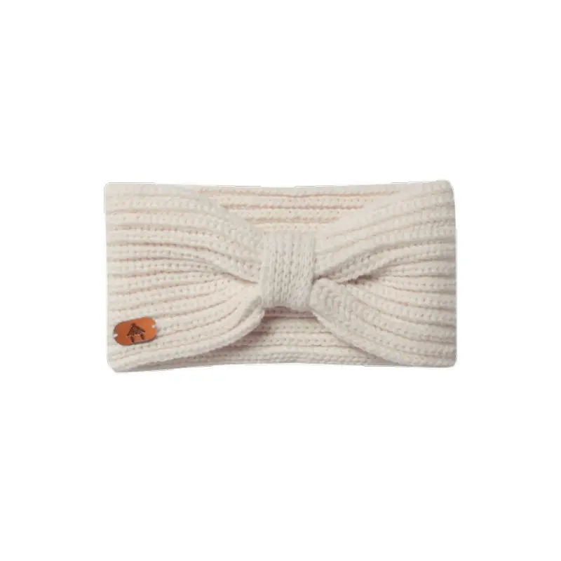 [CABJACQUELINE] Bandeau Headband "Jacqueline" doublé polaire (Ecru)