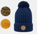 Bonnet avec 3 pompons interchangeables "Bandista"