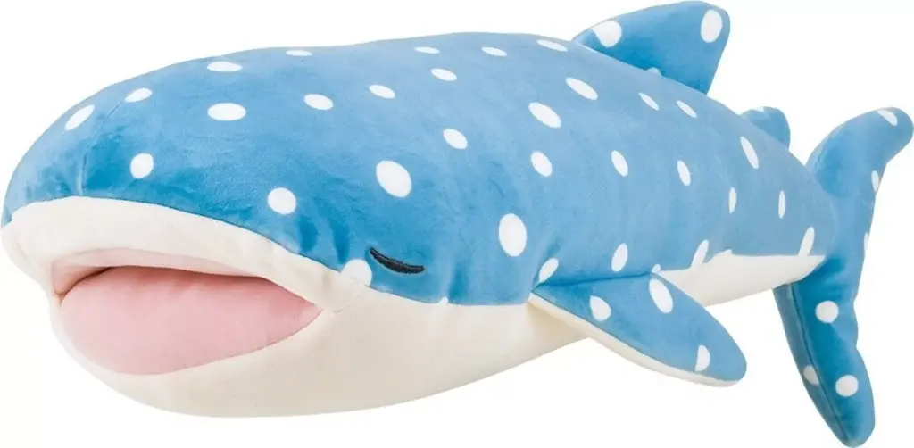 Peluche range-pyjama baleine 52cm