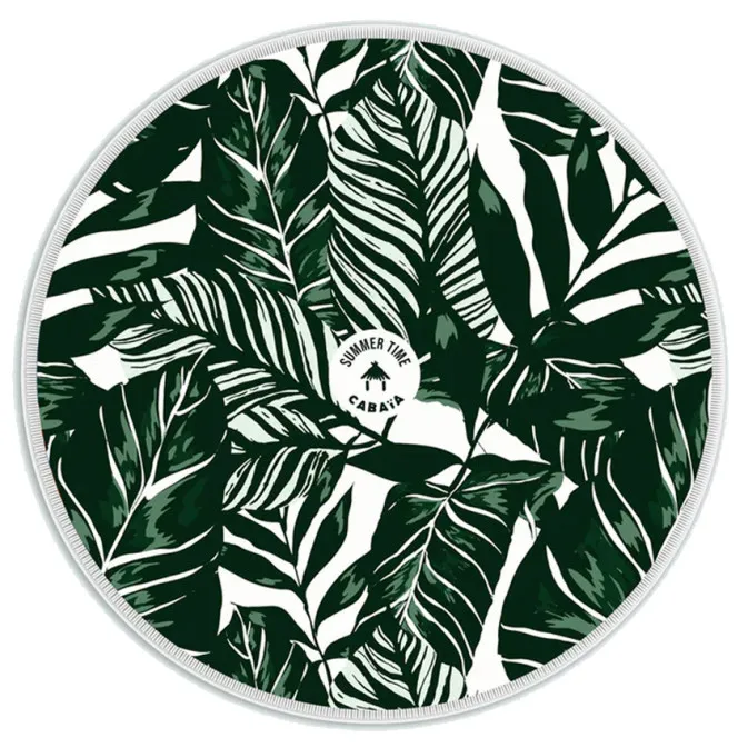 [CABBALI] Serviette ronde de plage "Bali" 