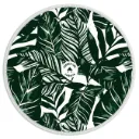 Serviette ronde de plage "Bali" 