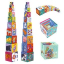 Cubes à empiler rigolos