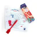Set en silicone avec recette et un pinceau "Pizza"