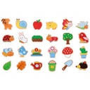 Set de 24 aimants "Jardin"