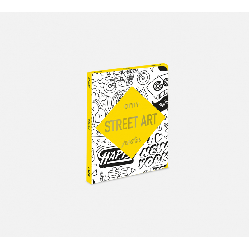Street art poster 50x40 cm