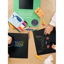 Papier réutilisable pour dessins