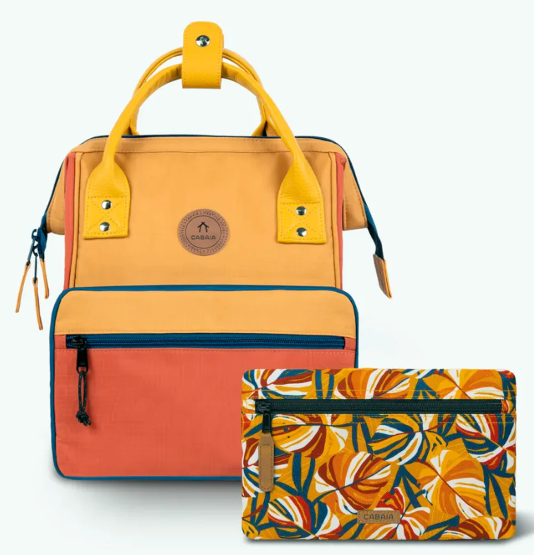 Sac à dos Cabaïa avec deux pochettes interchangeables "Kilfi" taille S