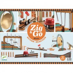 Zig & go - Jeu de réaction en chaîne (52 pièces)