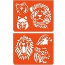 Mini pochoir "sauvage"