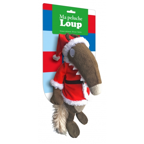 Ma peluche "Loup Père Noël"