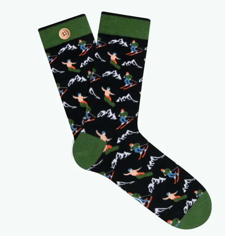 Chaussettes inséparables Cabaia "Sylvain et Arnaud"