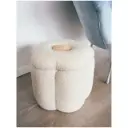 Pouf et coffre à jouets "Fleur" 