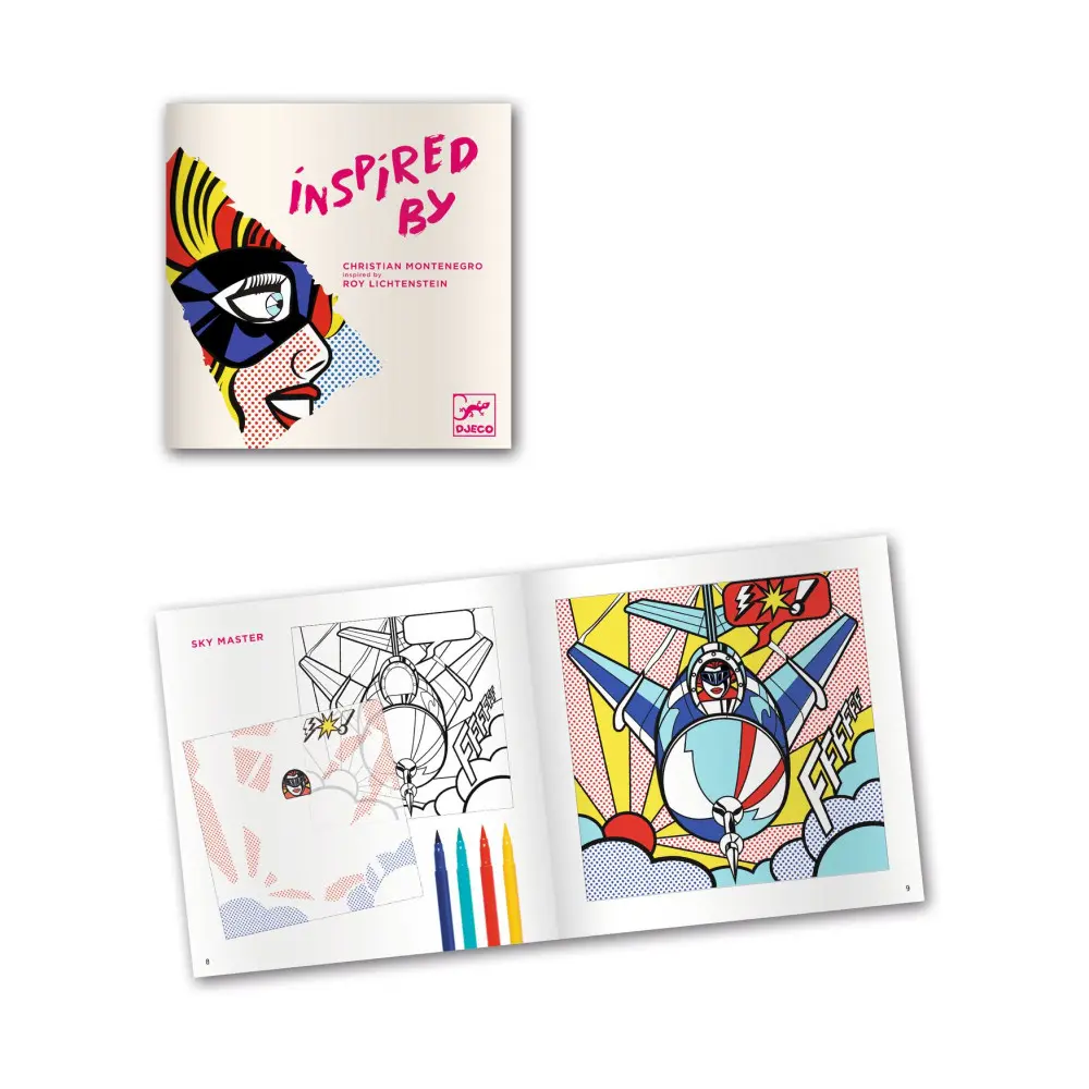 Feutres, pinceaux et décalcomanies